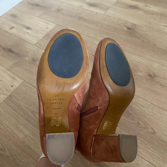 Sezane Lea Boots Blush Gold - Picture 7 of 9